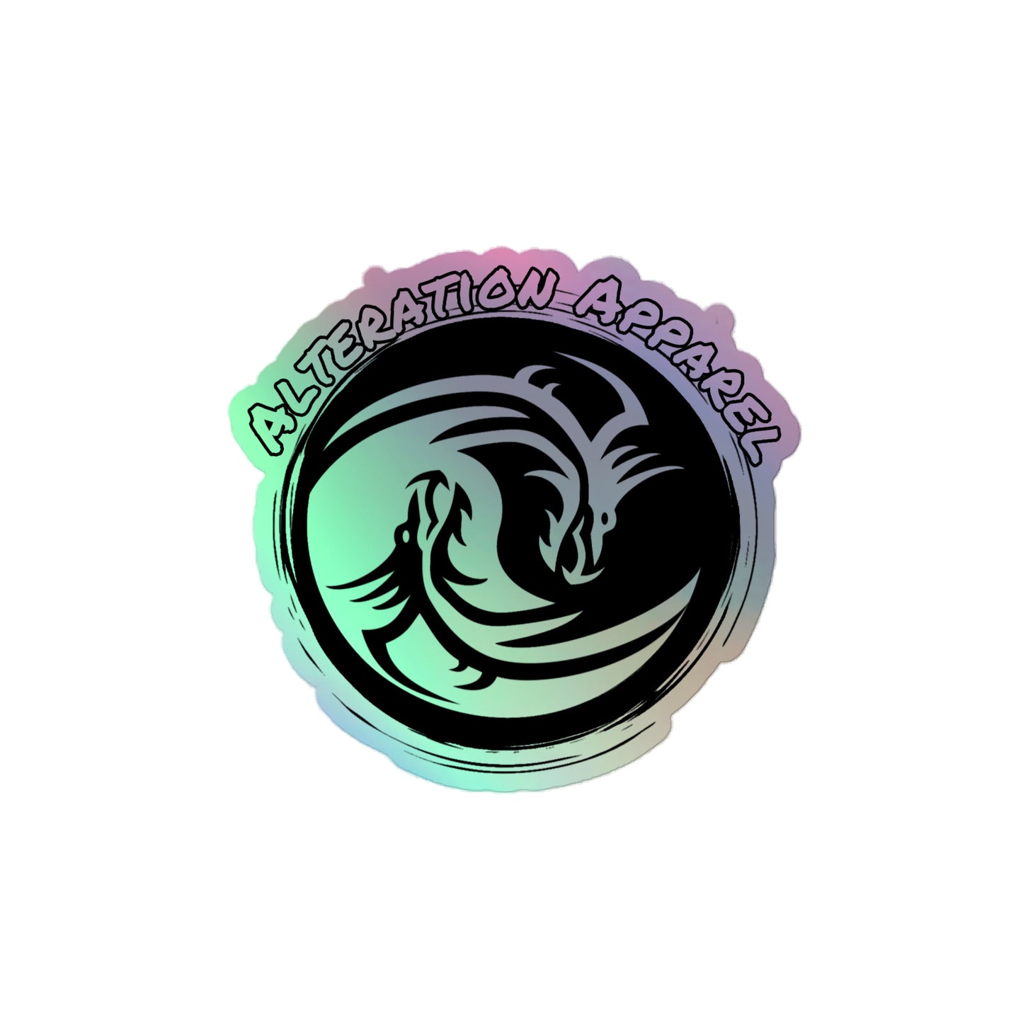 Alteration Apparel Dragon Yin and Yang Holographic - Alteration Apparel
