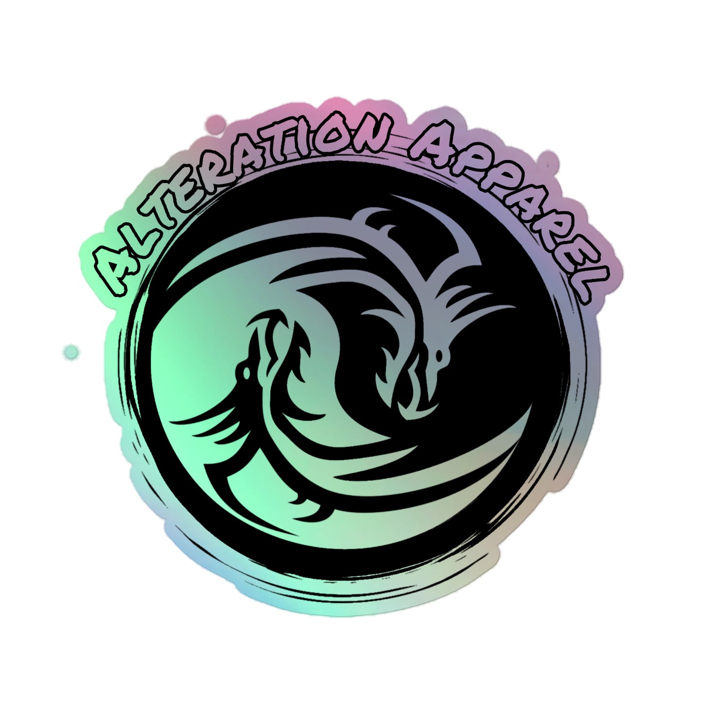 Alteration Apparel Dragon Yin and Yang Holographic - Alteration Apparel
