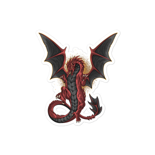 Red Dragon Sticker - Alteration Apparel